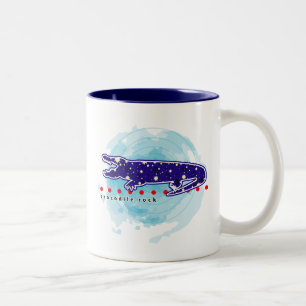 Taza Bicolor Roca cocodrilo