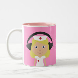 Taza Bicolor ¡Roca de las enfermeras!