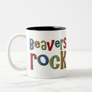 Taza Bicolor Roca de los castores