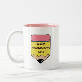 TAZA BICOLOR ROCA DEL PSICÓLOGO DE LA ESCUELA