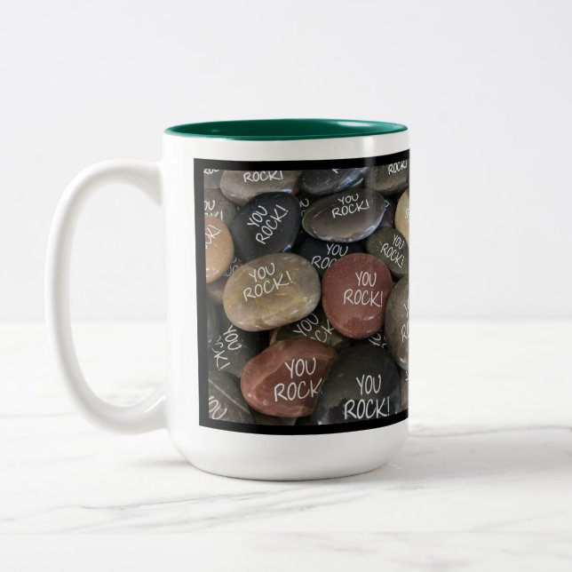 Taza Bicolor ¡Rocas! (Izquierda)