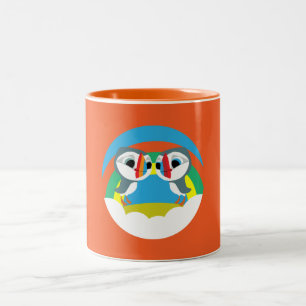 Taza Bicolor Rocas de frailecillos