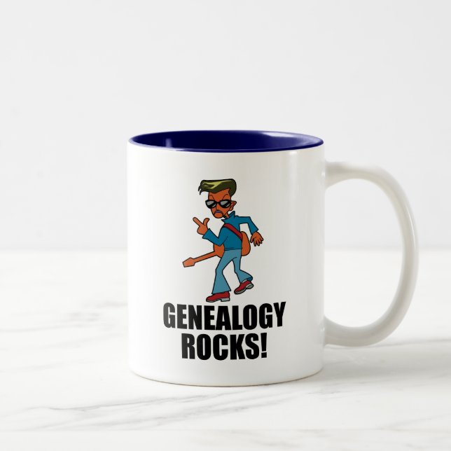 Taza Bicolor Rocas de la genealogía (Derecha)