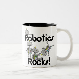 Taza Bicolor Rocas de la robótica