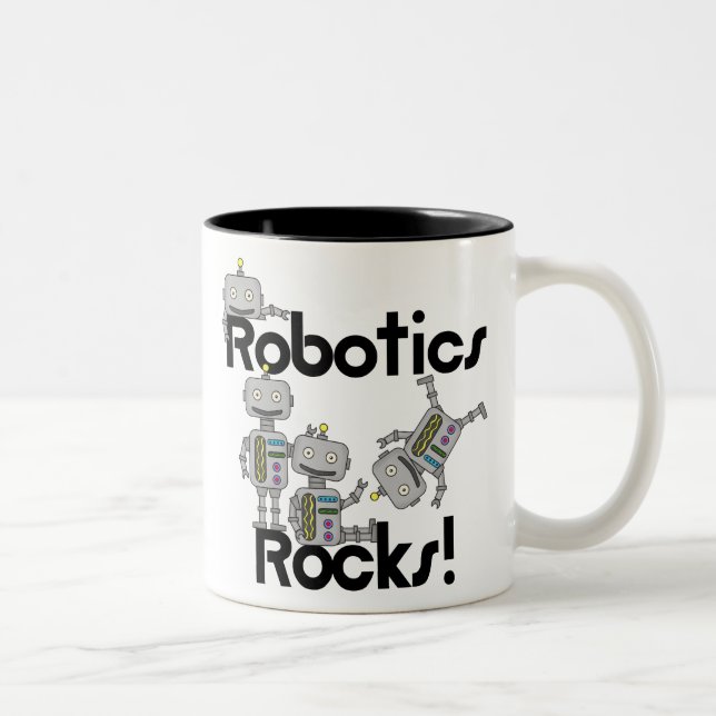 Taza Bicolor Rocas de la robótica (Derecha)