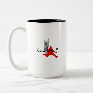 Taza Bicolor Rock And Roll