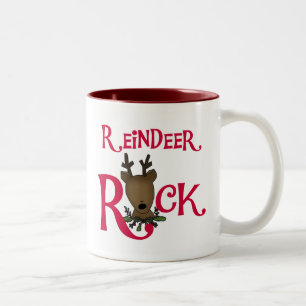 Taza Bicolor Rock de renos