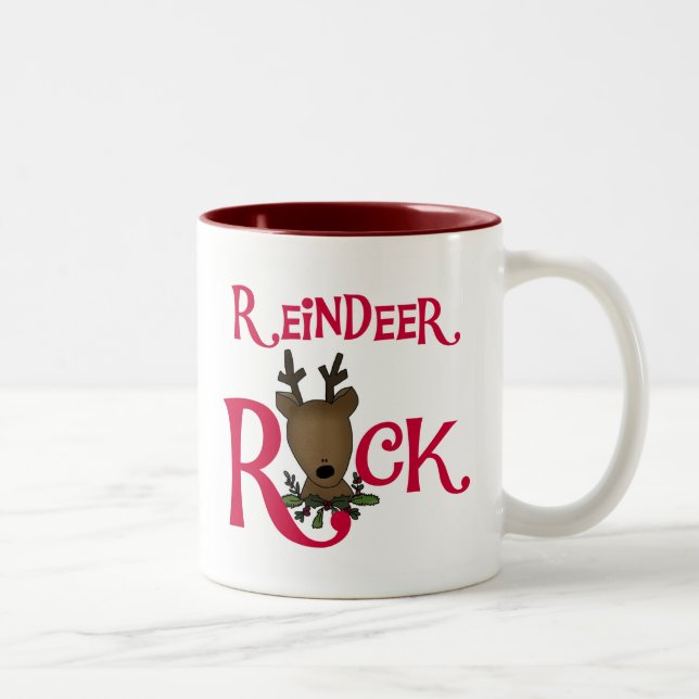 Taza Bicolor Rock de renos (Derecha)
