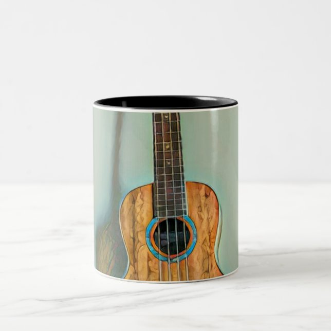 Taza Bicolor Rock guitar player (Centro)