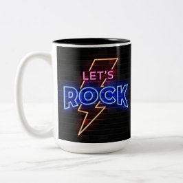 Taza Bicolor Rock Lightning Bolt