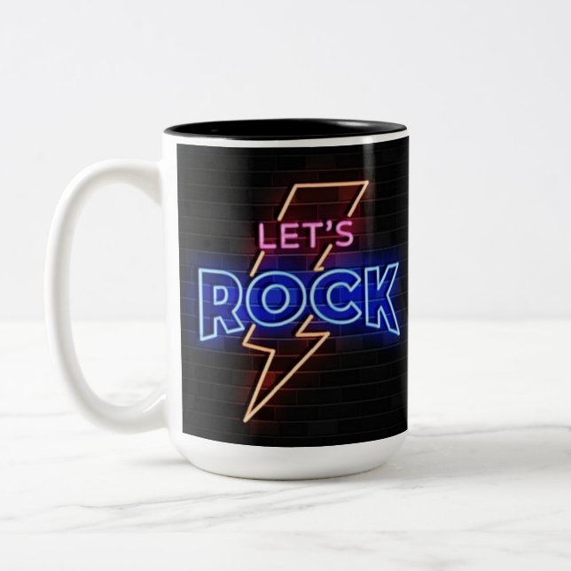 Taza Bicolor Rock Lightning Bolt (Izquierda)