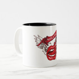 Taza Bicolor Rock n Roll Angel Lips