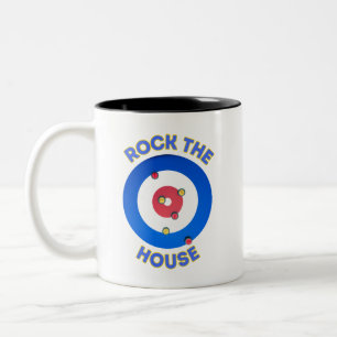 Taza Bicolor Rock The House Curling