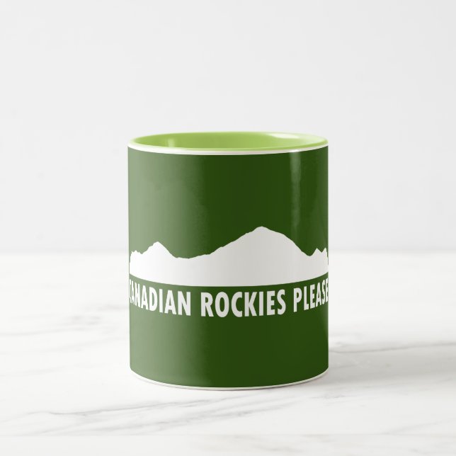 Taza Bicolor Rockies canadienses, por favor (Centro)