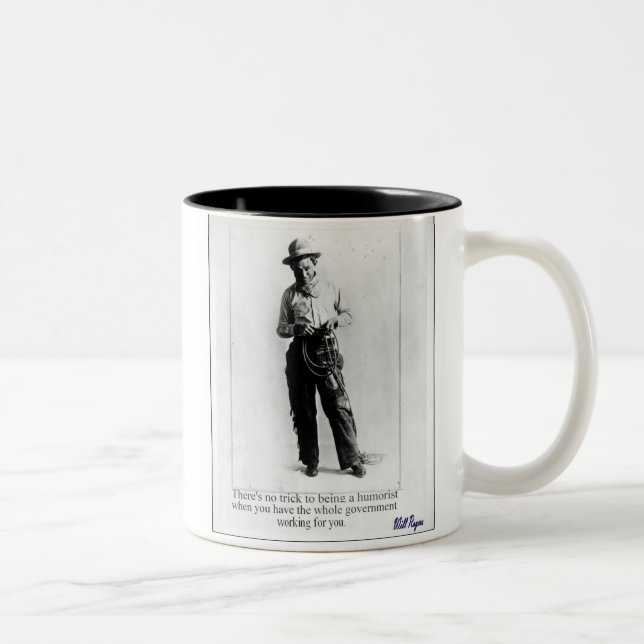 Taza Bicolor "Rogers - humorista " (Derecha)