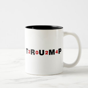 Taza Bicolor Rojo de Trump 2024