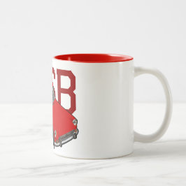 Taza Bicolor Rojo del MGB