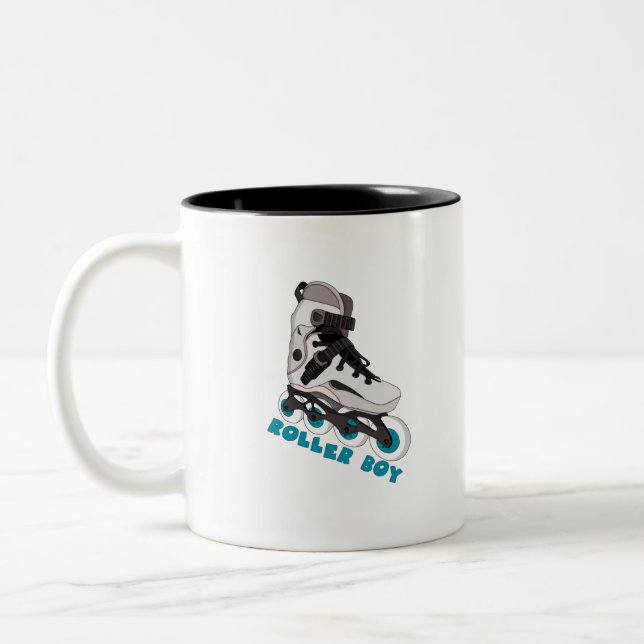 Taza Bicolor Roller Boy (Izquierda)