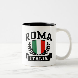 Taza Bicolor Roma Italia