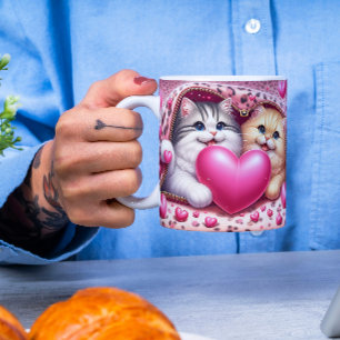 Taza Bicolor Romance en proceso de elaboración: El día de San V