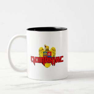 Taza Bicolor ROMANIAC - Diseño intensivo Metalizado