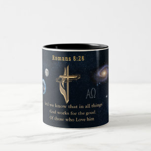 Taza Bicolor Romanos 8:28