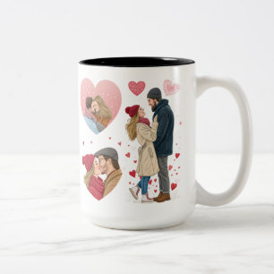 Taza Bicolor Romántico Moments Mug