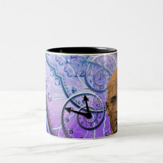 Taza Bicolor Rompecabezas del tiempo