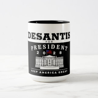 TAZA BICOLOR RON DESANTIS 2028