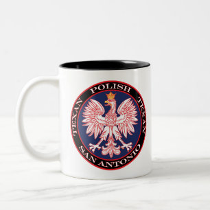 Taza Bicolor Ronda San Antonio Texan Polaco