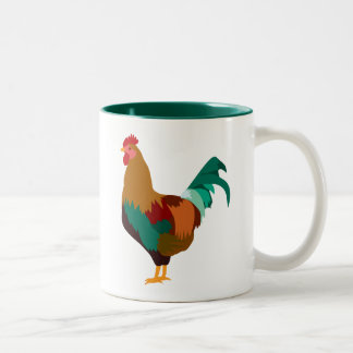 Taza Bicolor Rooster