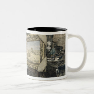 Taza Bicolor Rosa Bonheur en su estudio