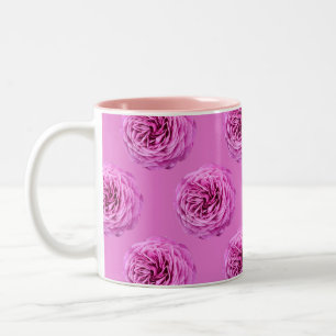Taza Bicolor Rosa Cortada Rosa Vívida