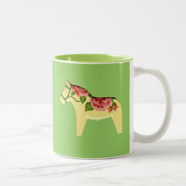 Taza Bicolor Rosa Dala Horse (Derecha)
