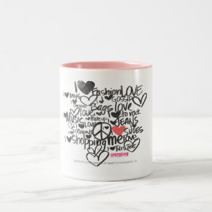 Taza Bicolor Rosa de la pintada