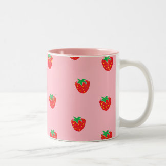 Taza Bicolor Rosa de las fresas