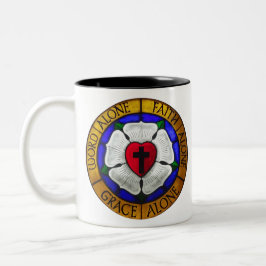 Taza Bicolor Rosa de Luther - Solas