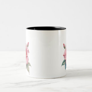 Taza Bicolor Rosa de Sharon Mug
