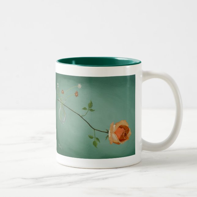 Taza Bicolor Rosa Elegance Mug (Derecha)