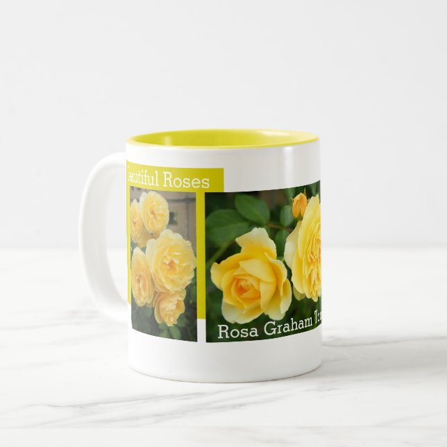 Taza Bicolor Rosa Graham Tomas：Two‐tone Mug (Anverso izquierdo)