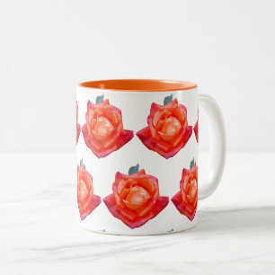 Taza Bicolor rosa naranja