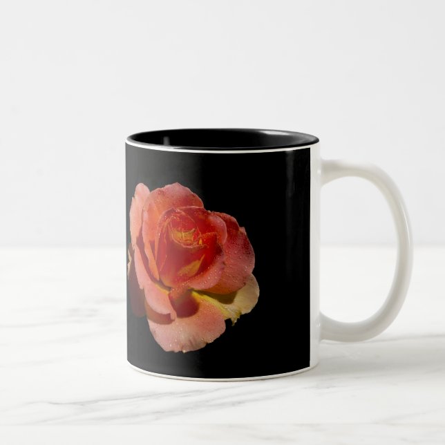 TAZA BICOLOR ROSA NARANJA 2 (Derecha)
