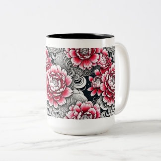 Taza Bicolor Rosa rosa Mug