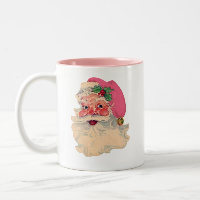 Taza Bicolor Rosa Santa (Izquierda)