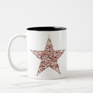 Taza Bicolor Rosa Secuencia de oro Twinkle Clipart Clip de estr