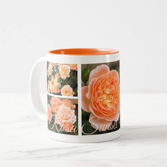 Taza Bicolor Rosa Sunset Memory：Two‐tone Mug (Anverso izquierdo)