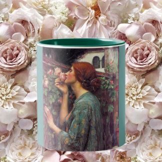 Taza Bicolor Rosas
