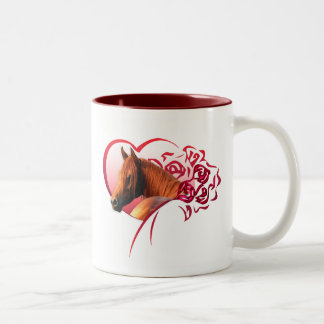 Taza Bicolor Rosas del árabe de la castaña