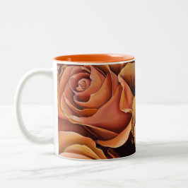Taza Bicolor Rosas Mug