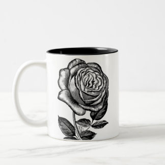 Taza Bicolor Rosas, regalo de jardinero, regalo de la madre, Ro